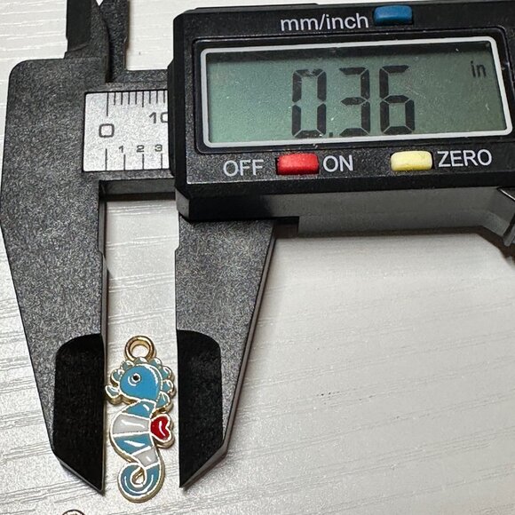 Charm Bracelet with Blue "Sea" Charms-NEW - Picture 3 of 4